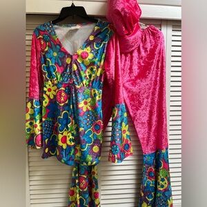 Flower Power 1960’s 1970’s Women’s Costume One Size